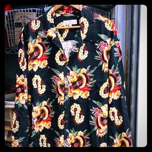 NWT Long slv aloha shirt  made in Hawaii usa